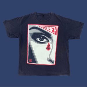 OBEY tear drop tee
